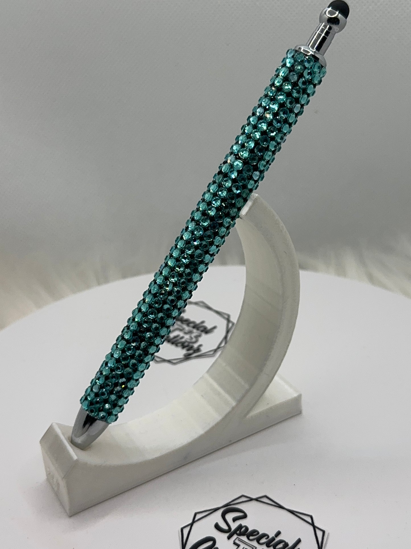 RTS -Rhinestone Pen_Aqua Premium Grid