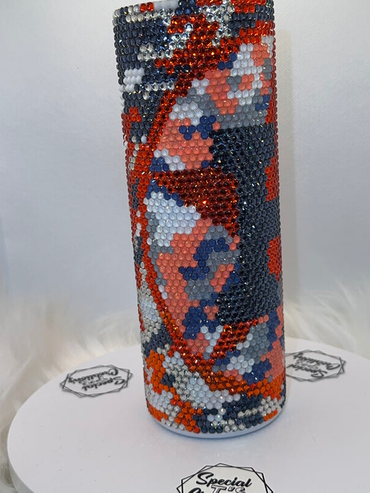 HouAstros Camo_ 20oz Rhinestone Tumbler
