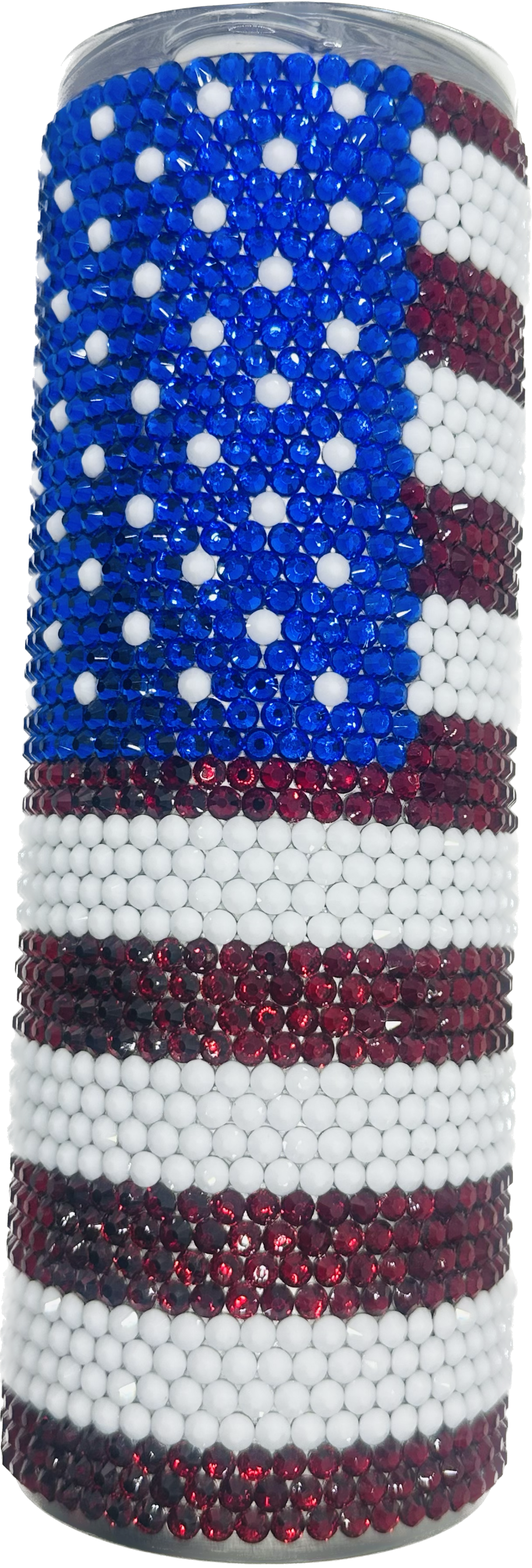 US Flag_ 20oz Rhinestone Tumbler