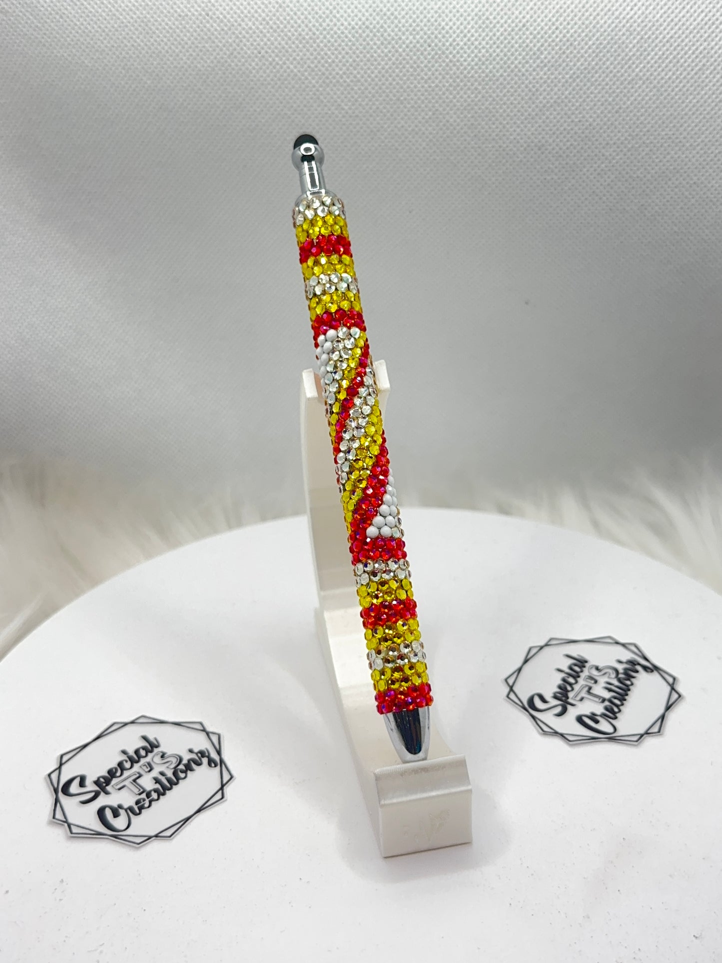 RTS -Rhinestone Pen_KC Red n Yellow