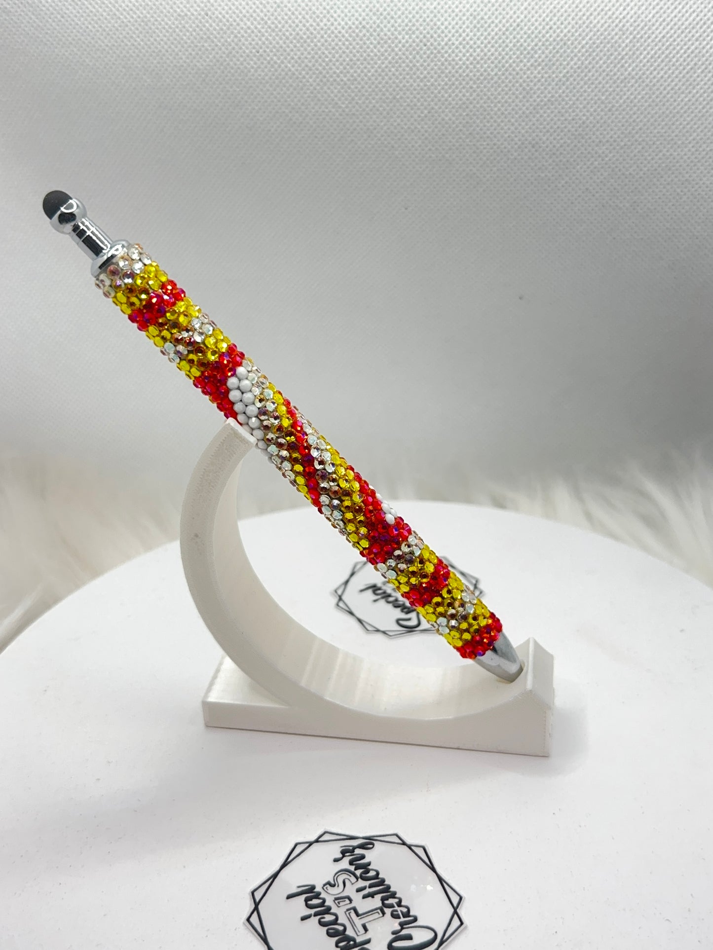 RTS -Rhinestone Pen_KC Red n Yellow