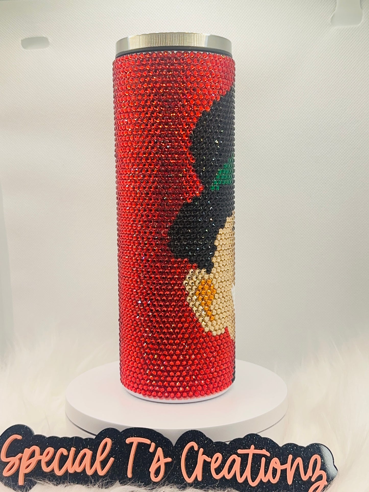 Mr M_ 20oz Rhinestone Tumbler