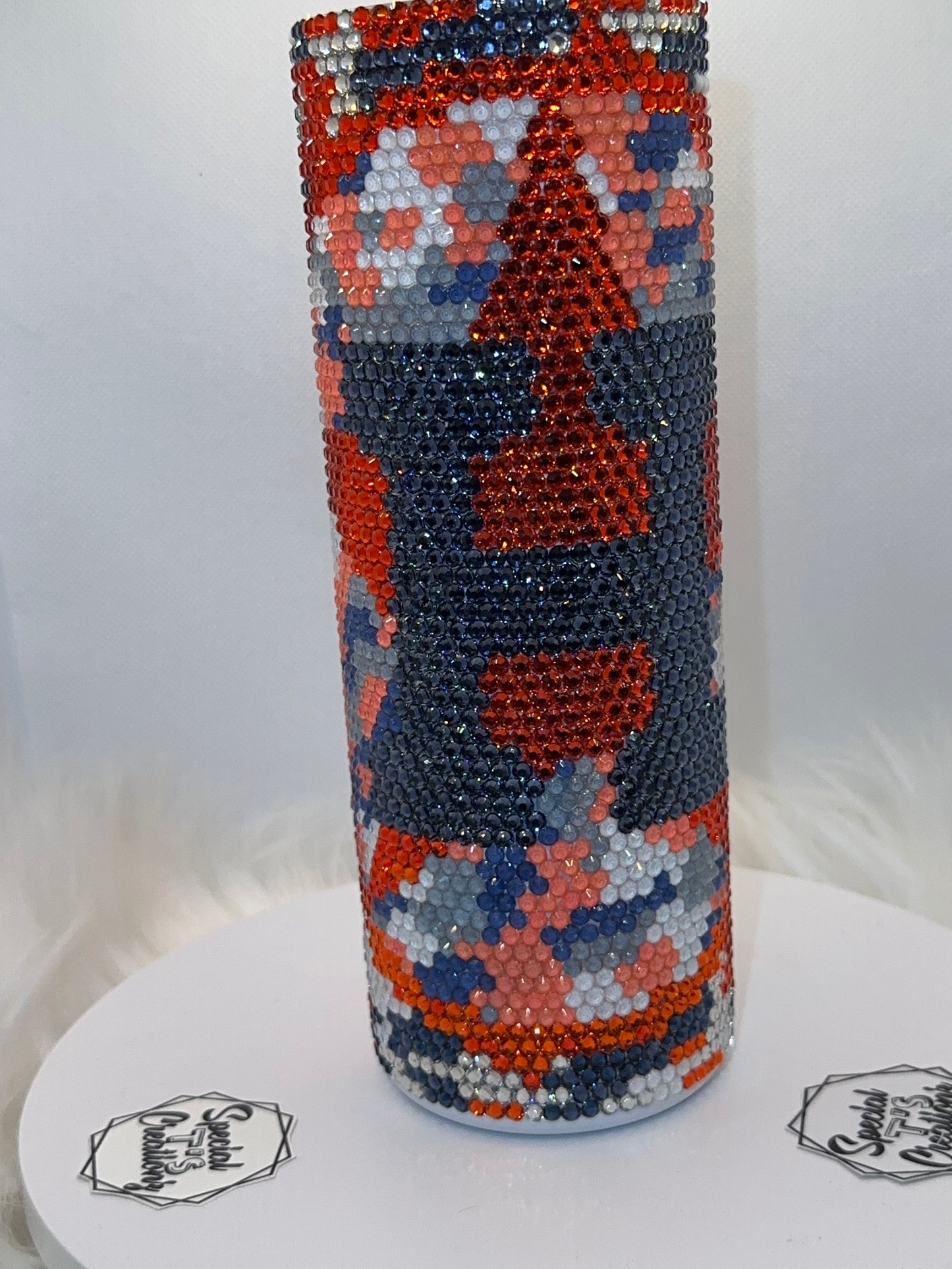 HouAstros Camo_ 20oz Rhinestone Tumbler