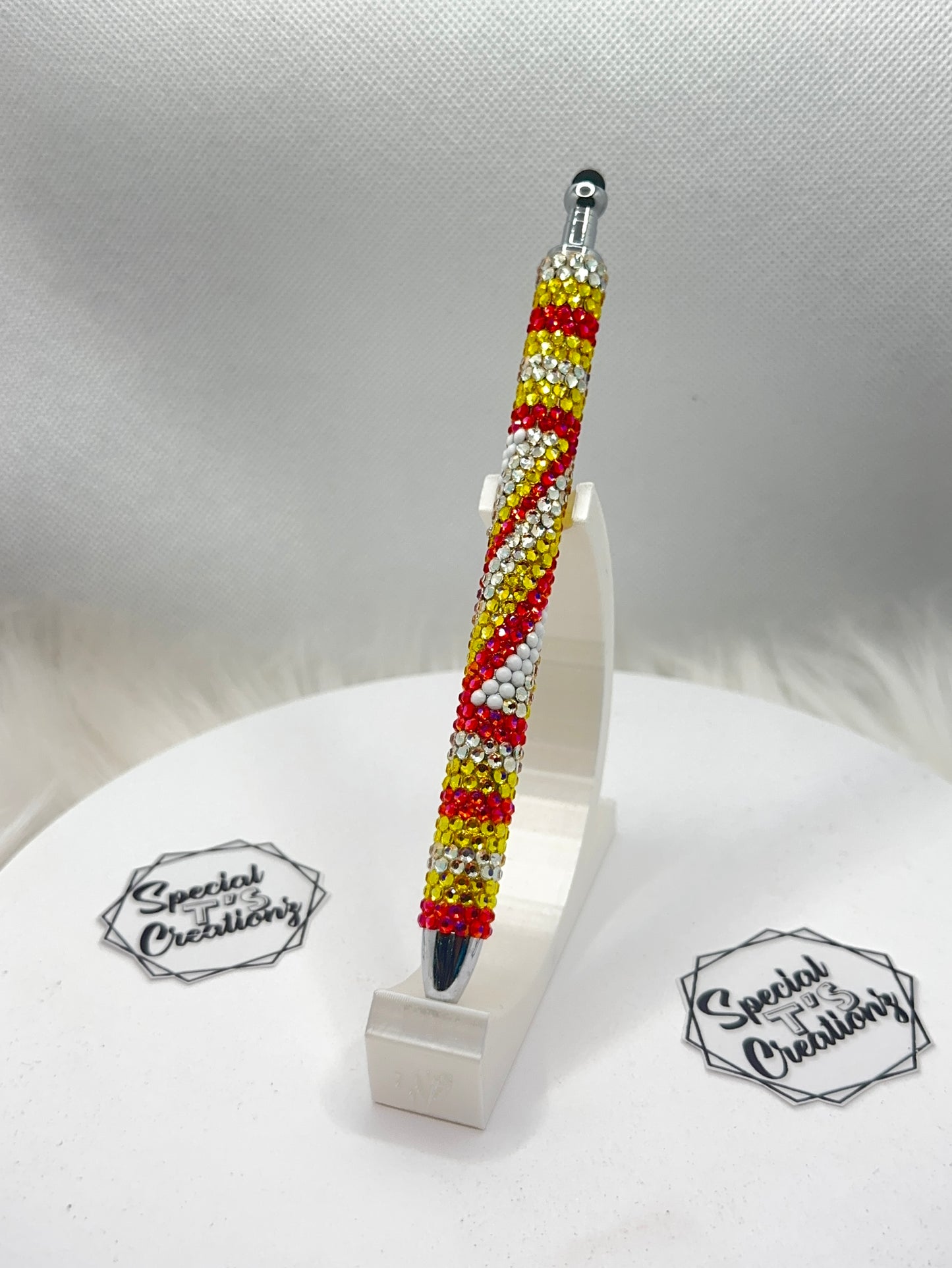 RTS -Rhinestone Pen_KC Red n Yellow