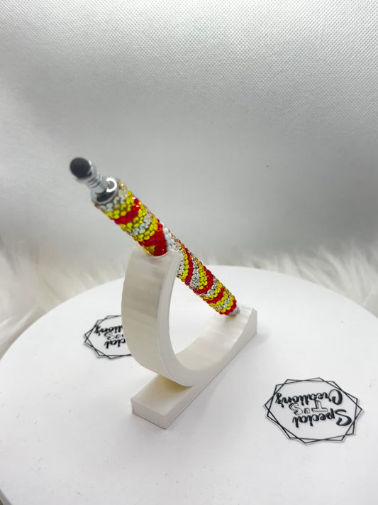 RTS -Rhinestone Pen_KC Red n Yellow