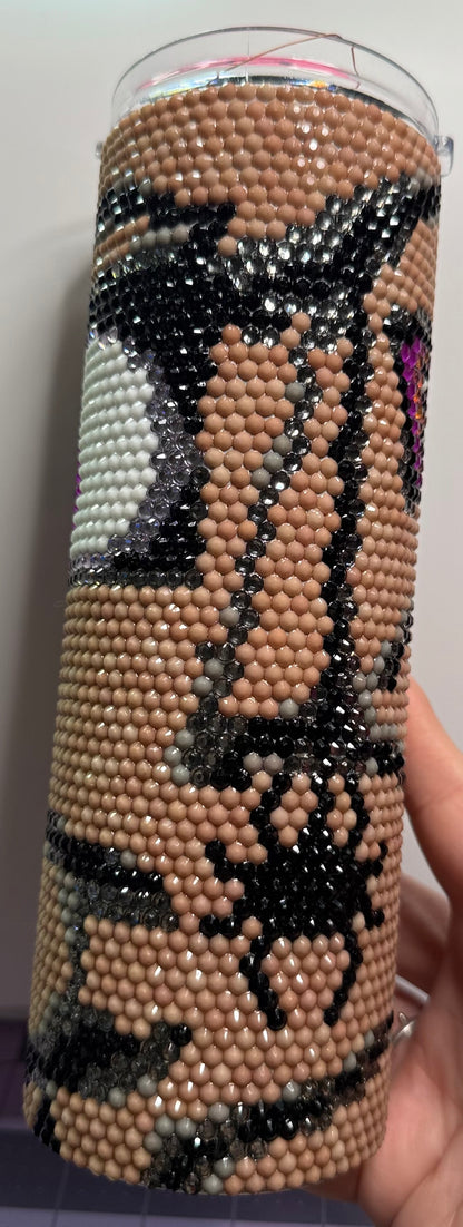 BOO Mummy_ 20oz Rhinestone Tumbler
