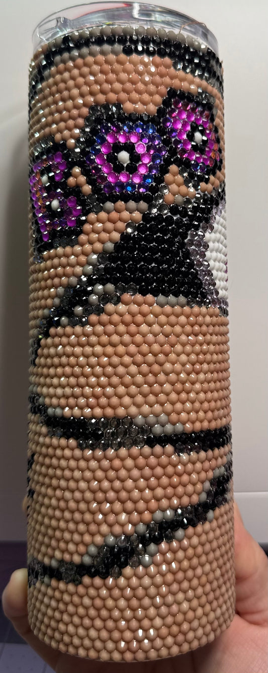 BOO Mummy_ 20oz Rhinestone Tumbler