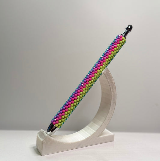 RTS -Rhinestone Pen_Candy Rainbow Stripes