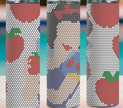 SNowPrincess_ 20oz Rhinestone Tumbler