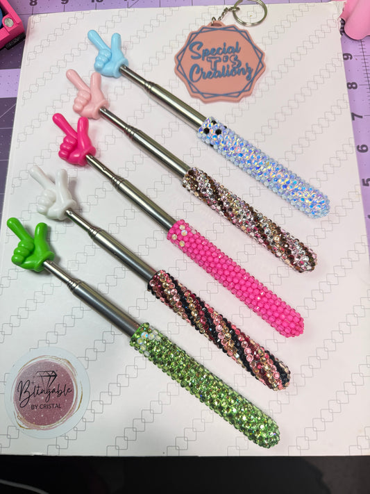 Blinged Extendable Pointer Fingers