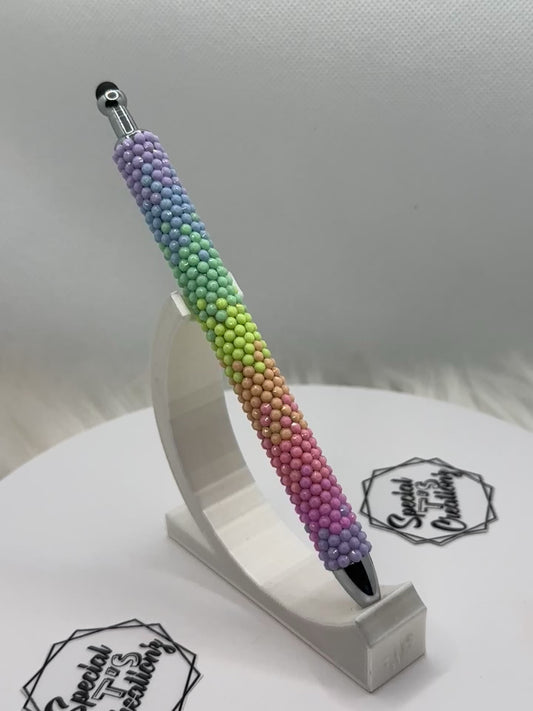RTS -Rhinestone Pen_Rainbow Sherbert Ombre