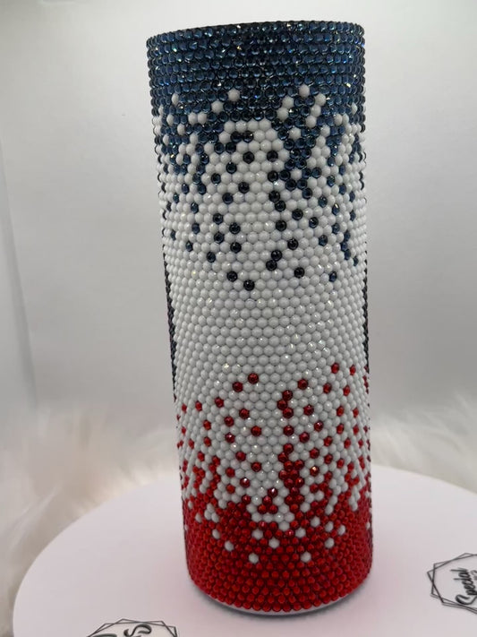 HouAstros Ombre_ 20oz Rhinestone Tumbler