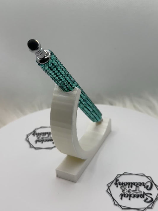 RTS -Rhinestone Pen_Aqua Premium Grid